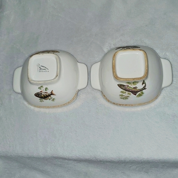 Longchamp Set of Two Rare Vintage Fish Design Bowls - Picture 4 of 16